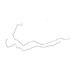 The Right Stuff Front to Rear Fuel Lines for 1970-1972 SKYLARK - AGL7024