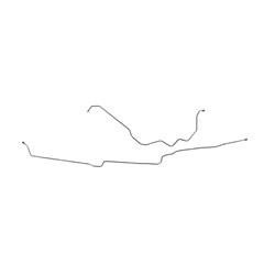 The Right Stuff Front to Rear Fuel Lines for 1987 REGAL - AGL8701