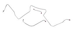 The Right Stuff Brake Line Sets for 1964-1965 GTO, LEMANS, TEMPEST - AKT6402