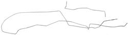 The Right Stuff Front to Rear Fuel Lines for 1970 FAIRLANE - DGL7002S