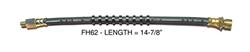The Right Stuff Flex Brake Hoses for 1971-1973 MUSTANG - FH62