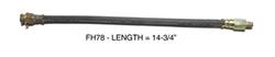 The Right Stuff Flex Brake Hoses FH78