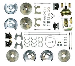 The Right Stuff 4-Wheel Disc Brake Conversion Show 'N Go Kits FSC554DCCS
