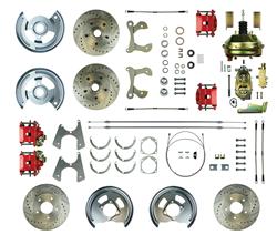 The Right Stuff 4-Wheel Disc Brake Conversion Show 'N Go Kits FSC554DCCZ