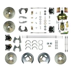The Right Stuff 4-Wheel Disc Brake Conversion Show 'N Go Kits for 1965-1968 BEL AIR, BISCAYNE, IMPALA - FSC654DCCS