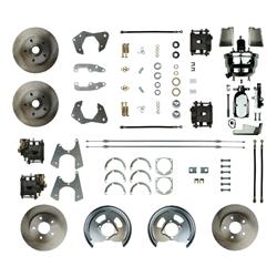 The Right Stuff 4-Wheel Disc Brake Conversion Kits for 1965-1968 BEL AIR, BISCAYNE, IMPALA - FSC654DCCX