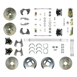The Right Stuff 4-Wheel Disc Brake Conversion Kits for 1965-1968 BEL AIR, BISCAYNE, IMPALA - FSC654SDCS