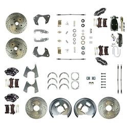 The Right Stuff Performance Series Front and Rear Disc Brake Conversion Kits for 1965-1968 BEL AIR, BISCAYNE, IMPALA - FSC664SDCSY