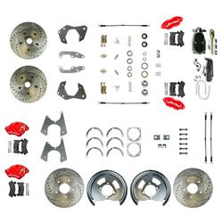 The Right Stuff Performance Series Front and Rear Disc Brake Conversion Kits for 1965-1968 BEL AIR, BISCAYNE, IMPALA - FSC664SDCZY