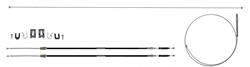 The Right Stuff Parking Brake Cable Kits for 1958-1964 BEL AIR, BISCAYNE, IMPALA - RSBCB04