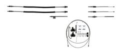 The Right Stuff Parking Brake Cables for 1970-1974 CAMARO, FIREBIRD - RSBCF03S