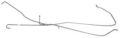 The Right Stuff Front to Rear Fuel Lines TGL7003S