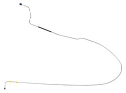 The Right Stuff Front to Rear Brake Lines for 1976-1977 BRONCO - TIN6602S