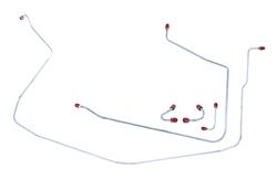 The Right Stuff Brake Line Sets for 1967 CORVETTE - VKT6702S