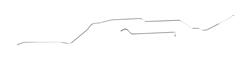 The Right Stuff Front to Rear Fuel Lines for 1962-1967 CHEVY II - XGL6205