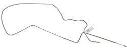 The Right Stuff Front to Rear Brake Lines for 1966 BARRACUDA, DART, VALIANT - YIN6602S
