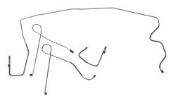 The Right Stuff Brake Line Sets for 1967 BARRACUDA, DART, VALIANT - YKT6702S