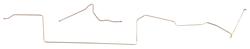 The Right Stuff Front to Rear Fuel Lines for 1967-1970 MUSTANG - ZGL6701S