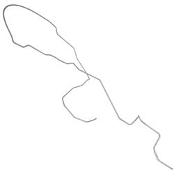 The Right Stuff Front to Rear Fuel Lines for 1976-1978 MUSTANG II - ZGL7801