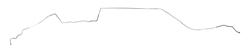 The Right Stuff Front to Rear Brake Lines for 1987-1993 MUSTANG - ZIN8701