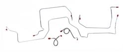 The Right Stuff Brake Line Sets for 1971-1973 COUGAR, MUSTANG - ZKT7101