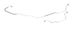The Right Stuff Brake Line Sets for 1967-1969 MUSTANG - ZRA6701