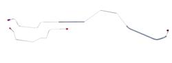 The Right Stuff Brake Line Sets for 1967-1969 COUGAR, 1968-1969 MUSTANG - ZRA6802