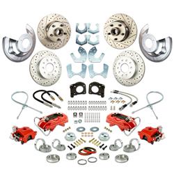 The Right Stuff 4-Wheel Disc Brake Conversion Show 'N Go Kits ZWK6455Z