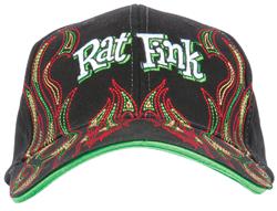 Rat Fink RMC21 Rat Fink Embroidered Flame Cap | Summit Racing