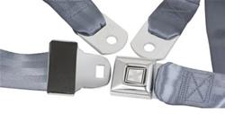RetroBelt Push-Button Lap Belts 268-BLU-75-21