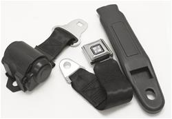 RetroBelt 2-Point Lap Seat Belts 269-BLK-12-21