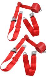 RetroBelt 3-Point Retractable Lap and Shoulder Seat Belt Systems RB-557HKT-BRD-BE