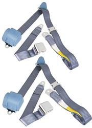 RetroBelt 3-Point Retractable Lap and Shoulder Seat Belt Systems RB-6475GMKT-BLU