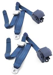 RetroBelt 3-Point Retractable Lap and Shoulder Seat Belt Systems RB-6475GMKT-DKB-BU