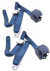 RetroBelt 3-Point Retractable Lap and Shoulder Seat Belt Systems RB-557HKT-DKB