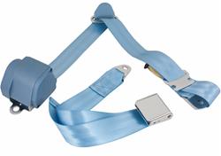 RetroBelt 3-Point Retractable Lap and Shoulder Seat Belt Systems for 1955-1957 BEL AIR - RB-557HKT-PDB