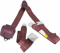 RetroBelt 3-Point Retractable Lap and Shoulder Seat Belt Systems RB-7073ZKT-BRG