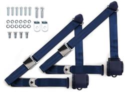 RetroBelt 3-Point Retractable Lap and Shoulder Seat Belt Systems RB-7391GMTKKT-DKB