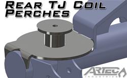 Artec Industries TJ Coil Spring Perches and Retainers for 1997-2006 WRANGLER - BR1033