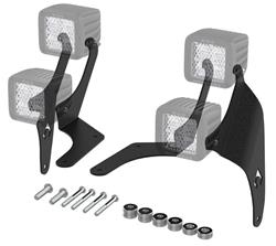 Artec Industries JL A-Pillar Dual LED Cube Light Mounts for 2018 WRANGLER - JL5603