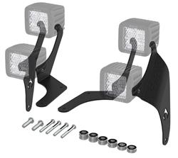 Artec Industries JL A-Pillar Dual LED Cube Light Mounts for 2018 WRANGLER - JL5603