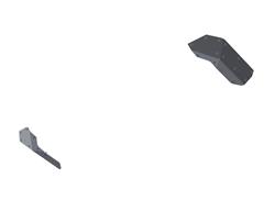 Artec Industries High-Clearance Rear Bumper Corner Pod Skids for 2020-2024 GLADIATOR - JT0220