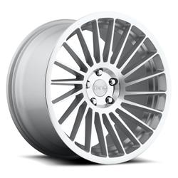 Rotiform Wheels R125198543+45 Rotiform R125 IND-T Silver Machined