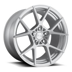 Rotiform R138 KPS Gloss Silver Wheels with Brushed Face R138188543+45