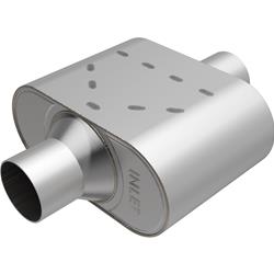 Rumble Exhaust Chambered 409 Stainless Steel 2.5 Inch Muffler R37426