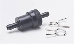 Russell Billet Aluminum Street 40 Microns Fuel Filter with 0.313 in. Inlet Size 645090