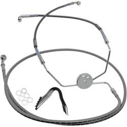 Russell Cycleflex Brake Hoses for 1996-2003 XLH883HUG SPORTSTER 883 HUGGER, XLH1200, 1995-1999 FXD DYNA SUPER GLIDE - R08753DS
