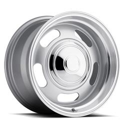 REV Wheels 107 Classic Rally Series Silver Wheels 17x7