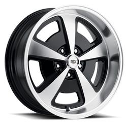 REV Wheels 109 Classic Magnum Series Gloss Black Machined Wheels 17x9