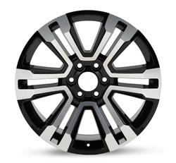 REV Wheels 587 Series OE Replica Gloss Black Machined Wheels 22x9
